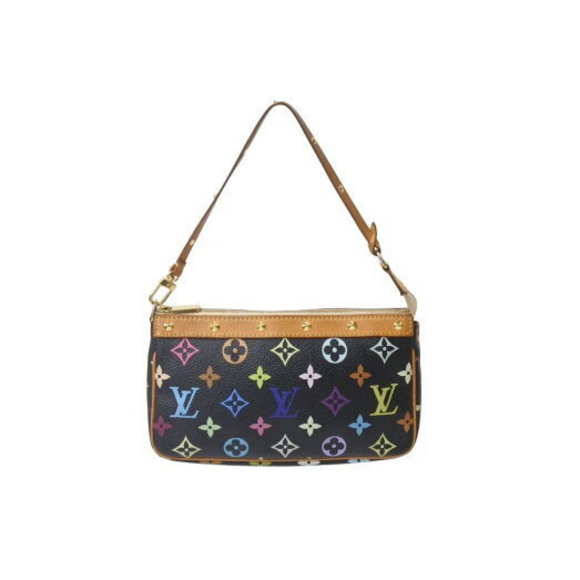 Louis Vuitton Pochette Accessoires Accessory Pouch Multicolor Black - Picture 1 of 9